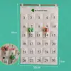 Bolsa de almacenamiento para cuerda de saltar de jardín de infantes Bolsa de almacenamiento para colgar en la pared del aula Bolsa de almacenamiento para toalla de sudor Lienzo de clase escolar Bolsa colgante para teléfono móvil y artículos varios