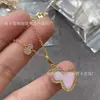 Colar de Cabaça Kirin Liga de Cobre Banhada Ouro Rosa 18K Diamante na Clavícula Pingente de Ágata Vermelha Corrente Pequena para Suéter