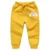 Calça Longa Infantil Estilo Coreano Nova para Primavera e Outono, Calças Esportivas Casuais Soltas de Algodão Puro para Meninas, Calças de Bebê