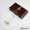 Tocado Hanfu Antiguo Horquilla de Paso con Borla Colgante Semiterminado Material Conector para el Cuerpo Accesorios para Colgantes