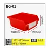 Caja con Compartimentos Inclinados Personalizada, Caja de Materiales para Accesorios de Ferretería de Plástico, Caja de Almacenamiento con Estante Inclinado, Caja de Piezas Modular