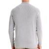 Nuevo Suéter Cardigan de Punto Abierto a la Mitad para Hombre Otoño e Invierno, Manga Larga, Cuello Alto, Color Sólido, Top Casual Versátil para Usar en Capas
