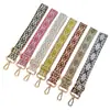 Nuevo bolso de cinta Jacquard de 3,8 cm, accesorio, correa de hombro ancha, ajustable, bandolera, bolso de mujer, correa larga de repuesto