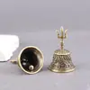 Campana de Ocho Tesoros de Latón Puro con Tres Púas Campana de Ocho Tesoros de los Ocho Inmortales Taoístas Adorno Artesanal Decorativo de Escritorio Retro Vintage