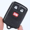 Adecuado para reemplazo de carcasa de llave de control remoto BYD F3 F3R con botón de cuero