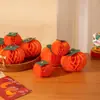 Vendas Diretas de Fábrica Decoração de Ano Novo 2026 Lanterna Pequena de Caqui Planta em Vaso Bola de Favo de Mel Pequeno Pingente Balde de Bênção Material