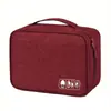 Bolsa de Armazenamento Digital Multifuncional, Bolsa de Armazenamento de Viagem de Grande Capacidade, Adequada para Cabo de Dados Carregador, Acessórios de Fotografia, Cartão de Identidade