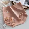 Roupa íntima de Algodão de Fibra Longa de Xinjiang para Mulheres Grau 5A Algodão Puro Cintura Alta Sem Costura Algodão para Meninas Antibacteriano Respirável Entrepernas Calcinhas para Meninas