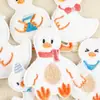 Lindo y Adorable Peluche de Dibujos Animados Patito Blanco Pequeño Directo del Fabricante En Stock Decoración de Caja Accesorio para Ropa Parche de Tela