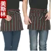 Delantal Corto de Medio Delantal para Camarera de Restaurante para Cocina Casera, Hotel, Restaurante, Delantal de Medio Bolsillo para Chef para Hombres