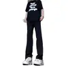 Pantalones plisados negros cleanfit diseño de otoño para hombre pantalones de trabajo paracaidista pantalones de traje con caída para ir al trabajo