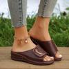 Moda Verão 2023 Roupa Exterior Novas Sandálias Plataforma Baixa Tamanho Grande Casual Leve Respirável Comércio Exterior Transfronteiriço Sapatos Femininos