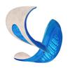 Sebs Tejido Compuesto para Hombre y Mujer Deportivo y de Ocio Suave Almohadilla para Talón Azul Absorción de Impactos Antideslizante Resistente al Desgaste Almohadilla Antideslizante
