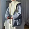 Abrigo de Lana de Cordero para Hombre, Chaqueta de Algodón Gruesa de Invierno para Adolescentes, Estilo Hong Kong, Elegante, Holgado, Versátil, Abrigo de Algodón con Capucha, Moderno