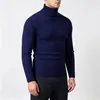 Comércio Exterior Outono/Inverno 2026 Suéter Masculino de Tricô Trançado Estilo Coreano Slim Gola Alta Camada Base Malha Roupa Íntima