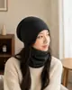 Novo Gorro de Tricô 2026 para Mulheres, Chapéu Versátil de Outono e Inverno, Chapéu de Lã que Afina o Rosto, Chapéu para Adultos de Circunferência Craniana Grande