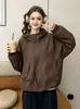 Cortavientos Corto con Capucha y Cordón para Mujer, Nuevo Otoño 2026, Estilo Coreano Holgado Casual con Cremallera para Mujeres Menudas