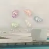 Novas contas de concha coloridas lisas com revestimento UV de acrílico para DIY