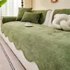Almofada de sofá em chenille estilo francês, adequada para todas as estações, almofada de assento antiderrapante, encosto estilo creme, capa de sofá 2026 anti-arranhões de gato