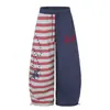 Pantalones de Chándal para Hombre con Dobladillo Curvo, Bloques de Color, Diseño Irregular, Estilo Hip-Hop Único, Pantalones de Pierna Ancha Holgados de Moda