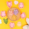 Molde para Galletas Serie Mameiji Personaje de Dibujos Animados 3D Molde para Galletas Dulce Molde para Galletas Impreso Simulación de Arcilla DIY
