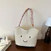 Bolso de paja transfronterizo 2026 verano nuevo bolso de playa colorido tejido gran capacidad bolso tote bolso cubo personalizado