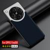 Venta de Liquidación Adecuado para Funda de Teléfono Oppo Find X8, Plata Desierto Luna Cuero Liso Find X8 Pro Cubierta Protectora, Empalme Estilo Negocios
