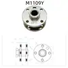 Amortiguador de Disco de Agujero Pasante de 9 mm Eje Giratorio Buffer Giratorio Bisagra Límite de 180 grados Parada a 360 grados a Voluntad