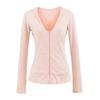 Jaqueta com Capuz e Decote V Estilo Preguiçoso Proteção Solar Manga Longa Outono Inicial Nova Versátil Slim Fit Zíper Casual Top para Mulheres