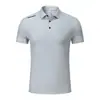 Camisa Polo de Color Sólido para Hombre de Verano con Logo Personalizado, Camiseta de Cuello Campana, Ropa de Trabajo Lisa de Manga Corta, Camisa Cultural Bordada