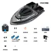 Barco cebador inteligente de alta velocidad transfronterizo con GPS, barco de control remoto de pesca para exteriores, barco eléctrico de alimentación de cebo, venta al por mayor para exportación