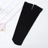 Calcetines de terciopelo fino de verano para mujer, color liso, hasta la pantorrilla, medias de mujer de longitud media-alta, estilo ins, calcetines largos para mujer