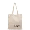 Bolso bandolera casual con estampado de letras estilo coreano para mujer, nueva colección otoño 2026, gran capacidad, ligero y plegable