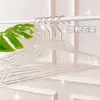 Internet celebridade acrílico bonito cristal cabide roupas cabide mulheres sem costura doméstica transparente plástico loja ouro pó cabide de roupas