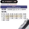 Calibrador de espesores 0.01-5mm calibrador de tapones regla de tapones medidor de espesores medidor de holgura herramienta de ajuste de válvulas MLA10