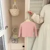 Camiseta base de otoño para niña con cuello medio fruncido, nueva ropa interior suave y elástica para bebés, prenda versátil