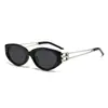 Nuevas gafas de sol gm para mujer, moda de alta gama, gafas de ojo de gato para usar, protección UV para exteriores, protector solar, gafas de sol polarizadas