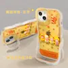 Muñeco de Dibujos Animados Adecuado para Apple 17Promax Funda de Teléfono Móvil Transparente Mate80 Doble Soporte 16 Lindo 15 Silicona 14