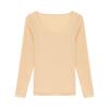 Conjunto de Roupa Íntima Feminina 2025 Outono/Inverno Quente Minimalista Francês Elegante Sensação Quase Imperceptível Elasticidade em Quatro Direções Fino como Seda para Mulheres 45-75kg