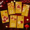 Ruishang 2026 Ano do Cavalo Envelope Vermelho Criativo com Glitter Fosco Zodíaco Cento-Yuan Envelope de Dinheiro da Sorte para Ano Novo e Festival da Primavera