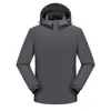 Chaqueta cortavientos con capucha de algodón plumón de fábrica integrada, cortavientos impermeable personalizable con logotipo, ropa de trabajo exterior con texto impreso