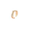Anillo de Pareja Sol y Luna con Diamantes para Mujer, Personalidad Transfronteriza Europea y Americana, Diseño Simple