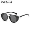 Gafas de sol de la serie steampunk europea y americana, gafas de sol de plataforma de comercio exterior transfronterizo, gafas de esquí de montura ancha para hombres