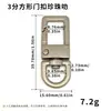 Accesorios de cordón para teléfono móvil, gancho de reloj multifuncional, anticaída, cadena de teléfono DIY hecha a mano desmontable, hebilla de puerta