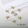 Accesorios de Aleación para Uñas Decoración de Uñas Popular Lazo para Uñas Super Brillantes Uñas Portátiles Media Luna Francesa Accesorios para Uñas de Mariposa