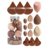 Explosiones Transfronterizas Deriva Botellada Set de 15 piezas Traje Borla para Polvo Huevo de Belleza Huevo para Maquillaje Huevo para Maquillaje Mini Borla para Polvo
