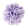 Rollo de lunares florales de alto brillo de 10 cm, adornos de mascota de gasa de lunares, tocado de flor para niños, flor, 32 colores en stock