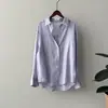 Camisa protectora del sol Beishan Tongshu estilo francés de Tencel con abertura en la espalda para mujer, chaqueta exterior fina de verano 82289