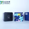 Tarro de Snacks para Celebridades de Internet Personalizado Tarro de Regalo Tarro para Té Caja de Hierro Caja de Lata Cuadrada Caja de Lata Negra Mate