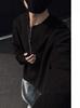Pit Strip Texture Half Zip Sweater Masculino 2025 Primavera Nova Pesada Manga Longa T-Shirt Moda Marca Solta Jaqueta